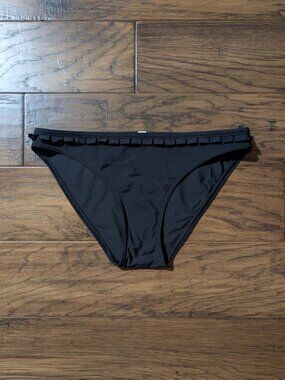 Gap ruffle bikini swim bottom black size small